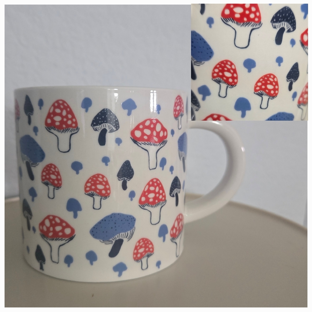 🎉HOST PICK🥳  Colorful Mushroom Stoneware Mug Coffee Mug Tea Cup 16 oz